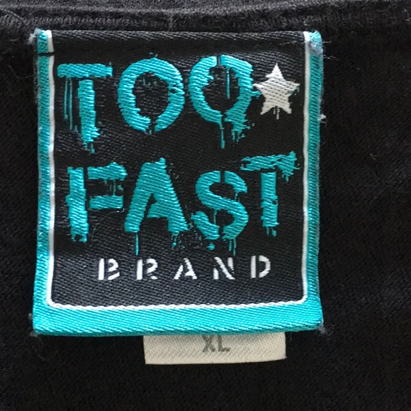 Too Fast goth tee - XL - Picture 4 of 5